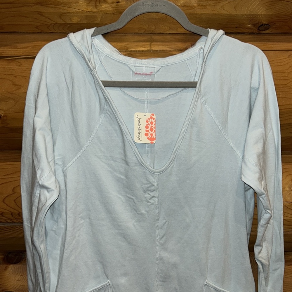 Free People NWT Hot Shot Long Sleeve Onesie Size S, M & L in Arctic Snow - Picture 6 of 14